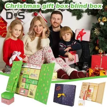 Рождественский адвент-календарь, набор пустых коробок 2024, календарь обратного отсчета «сделай сам», заполняемые коробки на 24 дня, заполните свой собственный адвент-календарь коробками A золотистый