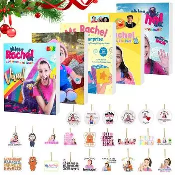 Рождественский адвент-календарь обратный отсчет до праздников акриловый набор украшений рождественская елка подвесной кулон декор A