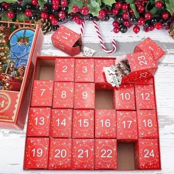Рождественский адвент-календарь пазл 1000 рождественский обратный отсчет пазл зимний Санта снеговик праздничное украшение O