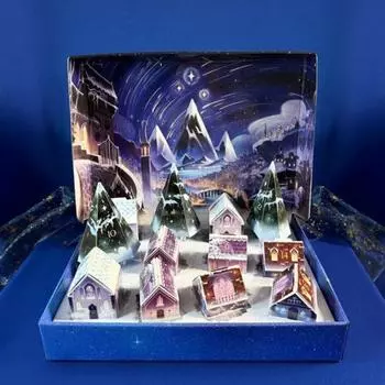 Рождественский Адвент Календарь Праздничное настроение Причуда 24 дня Рождественский Адвент Календарь