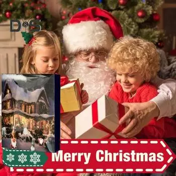 Рождественский адвент-календарь с гномами 2024 года, календарь обратного отсчета на 24 дня, рождественский адвент-календарь с куклой-гномом, праздничное украшение, подарок A