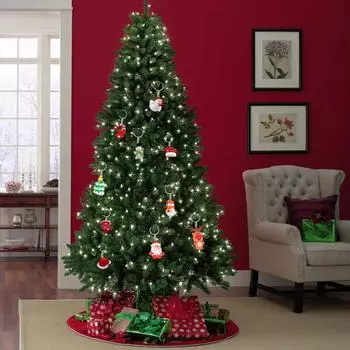 Рождественский адвент-календарь с лосем 2020 года с 24 маленькими дверцами, таинственный подарок для детей, детский забавный сюрприз красный