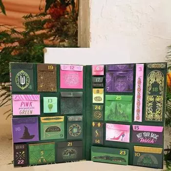 Рождественский адвент-календарь Wicked с 25 тематическими коллекционными предметами, новогодний подарок, 25-дневный рождественский адвент-календарь, домашний декор other