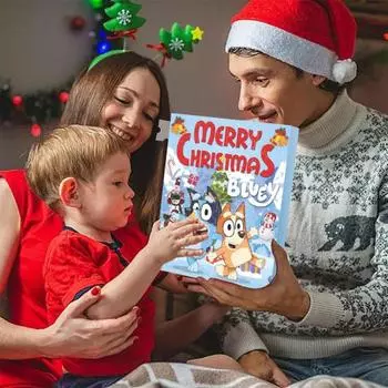 Рождественский адвент-календарь Yousheng, мультяшный календарь обратного отсчета с изображением собак, фигурки щенков, 24 дня сюрпризов, адвент-календарь для рождественского подарка