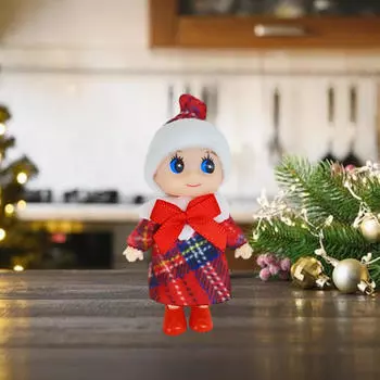 Рождественский эльф, кукла, фигурка, настольное украшение, коллекционирование рождественских украшений для фестиваля Red White
