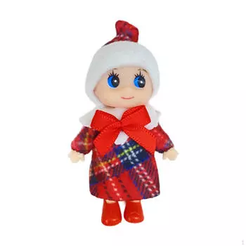 Рождественский эльф кукла фигурка настольное украшение искусство поделки друг подарок праздничное украшение коллекционные предметы Red White