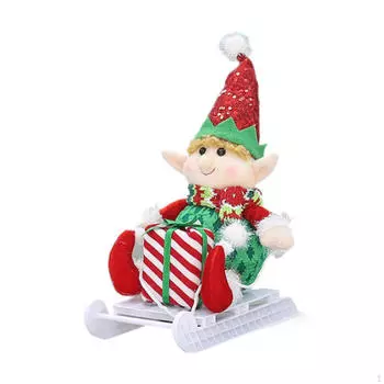 Рождественский эльф кукла украшение книжная полка камин креативный рождественский декор орнамент Style A
