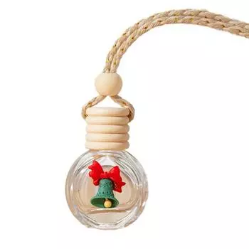 Рождественский автомобиль, украшение для флакона духов, деревянная крышка, милый Санта-Снеговик, елка, подарочная коробка Tinkle Bell