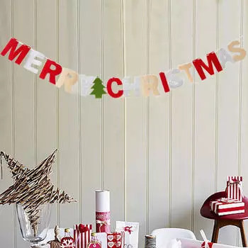 Рождественский баннер, гирлянда, декоративный, вытяните флаг, украшение, для фестиваля Small Balls