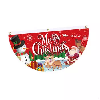 Рождественский баннер, подвесной баннер для вечеринки на веранде патио на открытом воздухе Style A
