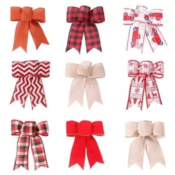 Рождественский бант нетоксичный без запаха яркий цвет для праздника