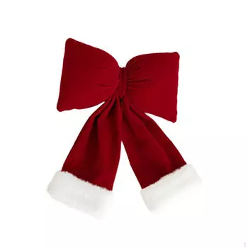 Рождественский бант подвесное украшение коллекция кулон для фотографий в помещении украшение красный для стены S