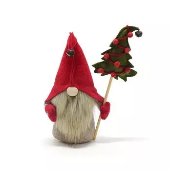 Рождественский безликий гном, украшение, кукла, рождественское украшение, кукла-гоблин, подвеска, рождественская елка 1 шт. белый