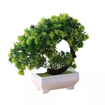 Рождественский бонсай, небольшой горшок для дерева, искусственные растения, цветы, украшения в горшках для дома, комнаты, украшения стола, праздничный декор сада закат