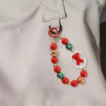 Рождественский брелок из бисера, съемный для женщин, легкий, милый, подвесной орнамент