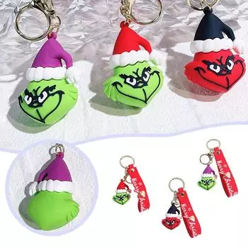 Рождественский брелок Кулон Рождественская елка Украшение Автомобильный брелок One Size чёрный