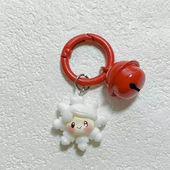 Рождественский брелок мультфильм Санта-Клаус Снежинка Снеговик брелок Подвеска Рюкзак Украшения Аксессуары Рождественские подарки