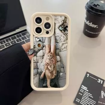 Рождественский чехол для iPhone 11 13 12 14 15 16 Pro Max XR XS Samsung A15 A55 A05 Redmi 12 13C OPPO A16 A18 A60 Reno 11 Vivo Y17S Y12 infinix note iPhone 7&8 розовый