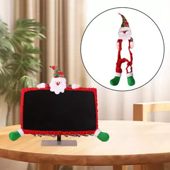 Рождественский чехол для компьютера, чехол для ПК, простой в использовании многоцелевой монитор, рождественский экран Style A