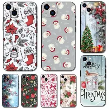 Рождественский чехол для телефона iPhone Samsung Galaxy Redmi Xiaomi Oppo OnePlus Note SA 7 8 9 10 11 12 13 14 20 21 22 23 53 54 Pro Max Plus Ultra TPU Soft iPhone 6 or 6S
