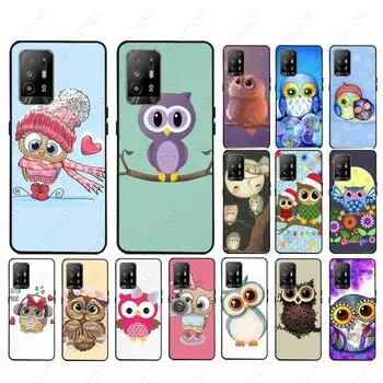 Рождественский чехол для телефона с изображением совы и сердечек Lover для oppo Realme 8Pro 6PRO 6i 7pro 9i 9pro C11 C21Y C21 C25Y C25S C3 Q3S XT, чехлы Realme 6