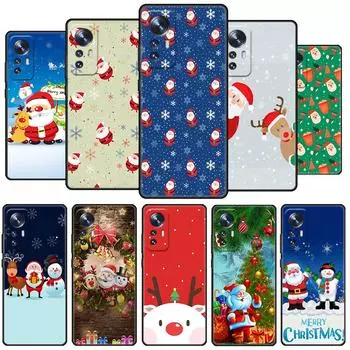 Рождественский чехол Санта-Клауса для Xiaomi Mi Poco X3 NFC M4 M3 Pro F3 GT F1 11 Lite Note 10 11T 10T 9T Мягкая задняя крышка телефона Xiaomi Mi 9