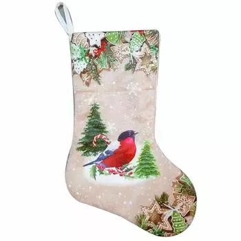 Рождественский чулок, носок, конфетный подарочный пакет, с Новым годом, рождественская елка, подвесное украшение