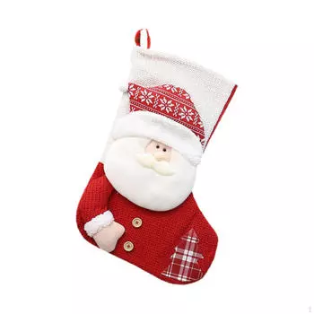 Рождественский чулок, подарочный пакет для носков, сувениры для вечеринок, рождественский каминный носок для праздника на стену Santa Claus