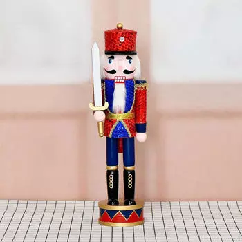 Рождественский декор Щелкунчик 14 дюймов Коллекционная фигурка-украшение на рождественскую тематику для вечеринки