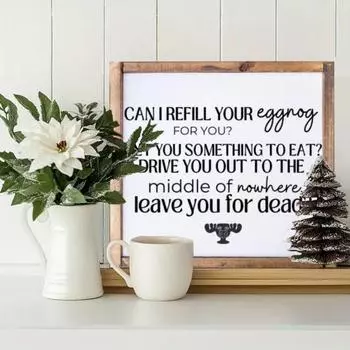 Рождественский декоративный знак, праздничный сезонный настенный декоративный знак, деревянная рамка, рождественский забавный знак для ванной комнаты, баров, клубов, гостиной 15x15cm E