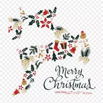 Рождественский день Санта-Клаус и олени, термопереносная печать, виниловые нашивки, наклейки для одежды, аппликации «сделай сам», моющиеся нашивки