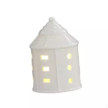 Рождественский деревенский домик, скандинавский керамический ночник для рабочего стола Style B