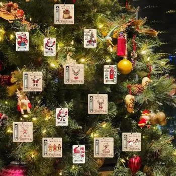 Рождественский деревянный держатель для денег, украшение на рождественскую елку, подвеска в виде Санта-Клауса, лося, снеговика, держателя для денег, украшение на праздничные деньги, подарочная подвеска C