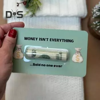 Рождественский держатель для денег, держатель для подарков, забавная открытка, рождественский держатель для денег, праздничное украшение для рождественской елки D