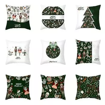 Рождественский диван, наволочка Noel King Queen Natal, наволочка для рождественской елки, 2024, с Новым годом, Рождеством, домашний декор 40x40cm