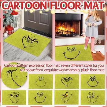 Рождественский Добро пожаловать, Рождественский коврик, нескользящий и моющийся коврик, украшение, дверной коврик, входные коврики One Size