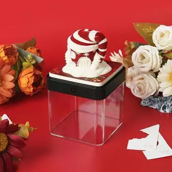 Рождественский домик 2025 года, 3D-блокноты для заметок, бумажный настольный календарь со светодиодной подсветкой, отрывной календарь, украшение для рабочего стола, рождественский подарок