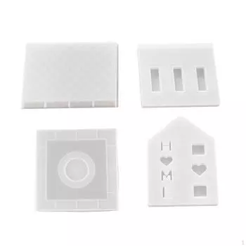 Рождественский домик силиконовая модель смоляные поделки рождественское мыло свеча