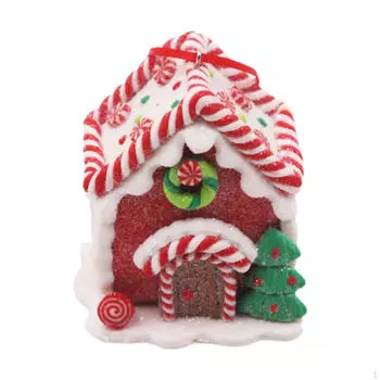 Рождественский домик статуэтка подвеска украшение подвеска на елку украшение