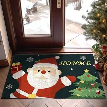 Рождественский дверной коврик, дверной коврик, рождественские украшения с героями мультфильмов, рождественские чулки, входная дверь, шелковое кольцо, ковер, коврик для ног 40*60CM