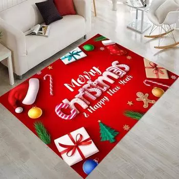 Рождественский дверной коврик, уличный коврик для прихожей, ковер с Новым годом, коврик для двери, забавные дверные коврики, украшения для домашнего декора 40X60cm-16x24in