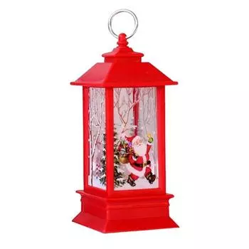 Рождественский Фонарь Свет Настольные Украшения Украшения Рождественской Елки