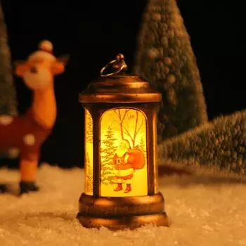 Рождественский фонарь, веселые рождественские украшения для дома 2024 года, рождественские елочные украшения Navidad, рождественский подарок на Новый год 2025 года