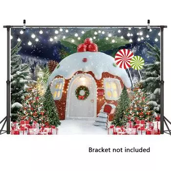 Рождественский гобелен фон для фотосъемки реквизит фон ткань декор для вечеринки 125X80cm