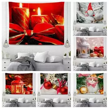 Рождественский гобелен Спальня Гостиная Домашнее рождественское украшение Гобелен 100x75cm