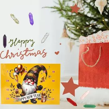 Рождественский календарь прибытия Dwarf 24 Christmas Crystal Blind-Box One Size жёлтый
