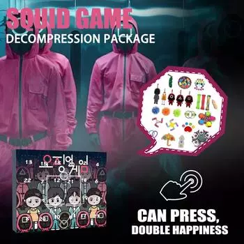 Рождественский календарь, разорванный вручную, подарочная коробка, сюрприз-календарь, креативные рождественские игрушки