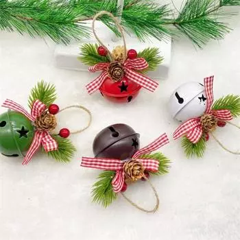 Подвесной рождественский колокольчик Yousheng, изысканное мастерство, праздничные елочные подвесные колокольчики, украшения для дома, праздничные украшения H
