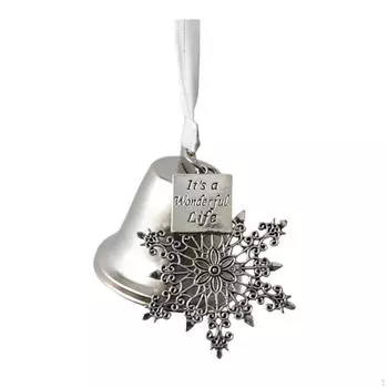 Рождественский колокольчик, украшение для рождественской елки, уникальный декоративный кулон для дверей, подарок