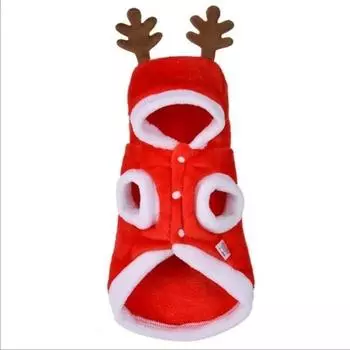 Рождественский комбинезон для собак, дизайнерская теплая куртка для собак, кошек, пальто, одежда для щенков, зимний свитер, рождественская одежда XL